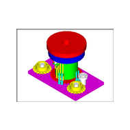 Afkast maskine for skruer AlfaTec 3D CAD